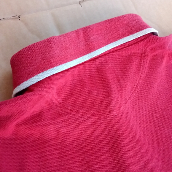 Womens Red Sports Polo Greg Norman Collection x Medinah Country Club 100% Cotton - Picture 4 of 10